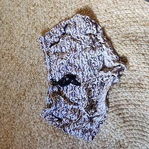 American Original Rewash Blue & White Shorts Comfy Sporty